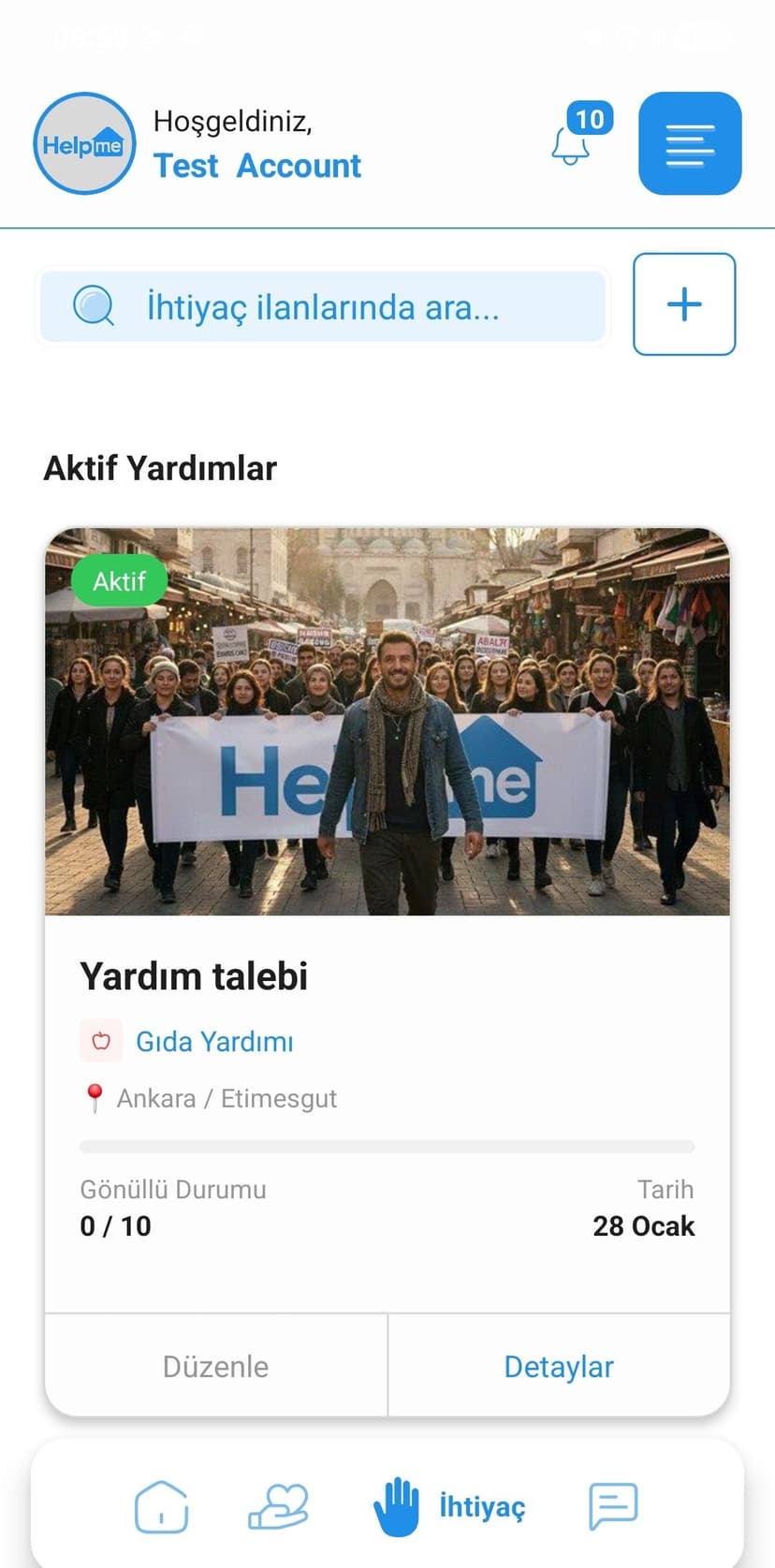 Yardım Talepleri